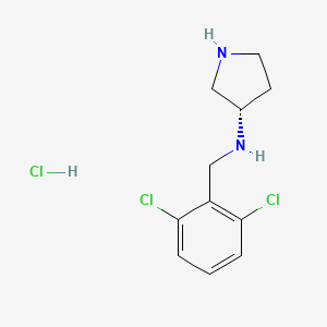 (2,6-Dichloro-benzyl)-(S)-pyrrolidin-3-yl-amine hydrochloride