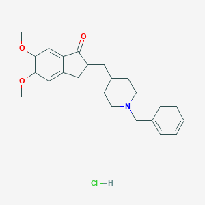 molecular formula C24H30ClNO3 B000323 Donepezil hydrochloride CAS No. 120011-70-3