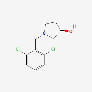 (R)-1-(2,6-Dichloro-benzyl)-pyrrolidin-3-ol