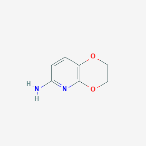 molecular formula C7H8N2O2 B3230193 2H,3H-[1,4]dioxino[2,3-b]pyridin-6-amine CAS No. 129421-39-2