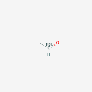 molecular formula C2H4O B032305 Acetaldehyde-13C CAS No. 2188-31-0