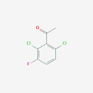 molecular formula C8H5Cl2FO B032307 2',6'-二氯-3'-氟苯乙酮 CAS No. 290835-85-7