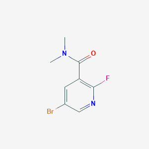 molecular formula C8H8BrFN2O B3230732 5-Bromo-2-fluoro-N,N-dimethylnicotinamide CAS No. 1310416-60-4