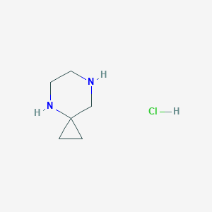 molecular formula C6H13ClN2 B3231124 4,7-Diazaspiro[2.5]octane hydrochloride CAS No. 1314778-48-7