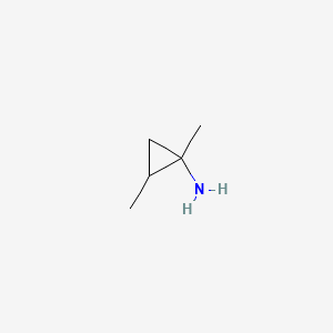 molecular formula C5H11N B3231197 1,2-Dimethylcyclopropan-1-amine CAS No. 1314967-75-3