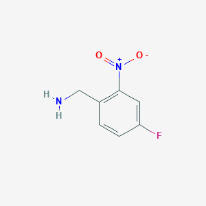B3231336 (4-Fluoro-2-nitrophenyl)methanamine CAS No. 131780-97-7