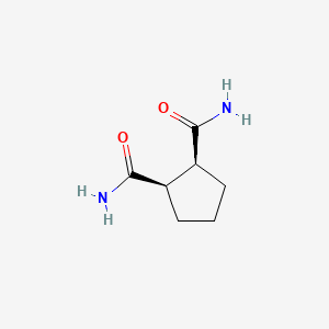 B3231367 1,2-Cyclopentanedicarboxamide, cis-(8CI) CAS No. 13195-85-2