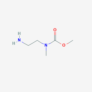 molecular formula C5H12N2O2 B3231404 methyl N-(2-aminoethyl)-N-methylcarbamate CAS No. 13213-68-8