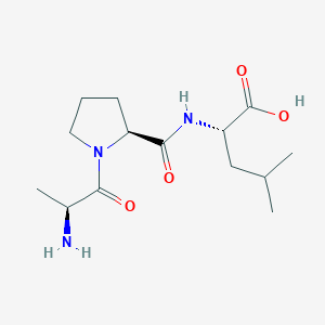 molecular formula C14H25N3O4 B3231507 H-ALA-PRO-LEU-OH CAS No. 132365-81-2