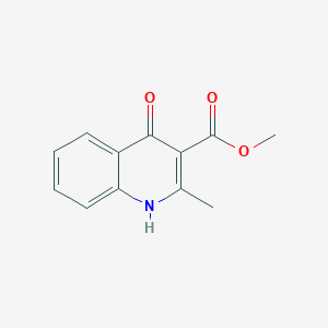 molecular formula C12H11NO3 B3231566 Methyl 2-methyl-4-oxo-1,4-dihydroquinoline-3-carboxylate CAS No. 132638-24-5