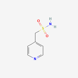 molecular formula C6H8N2O2S B3231605 Pyridin-4-ylmethanesulfonamide CAS No. 132685-19-9