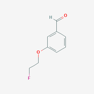 molecular formula C9H9FO2 B3231730 3-(2-Fluoroethoxy)benzaldehyde CAS No. 132838-25-6