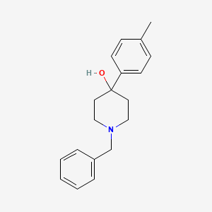 molecular formula C19H23NO B3231816 1-Benzyl-4-P-tolyl-piperidin-4-OL CAS No. 13299-35-9