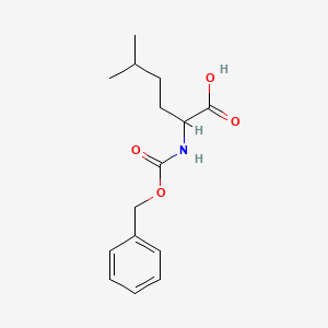 molecular formula C15H21NO4 B3231996 2-{[(Benzyloxy)carbonyl]amino}-5-methylhexanoic acid CAS No. 1332594-74-7