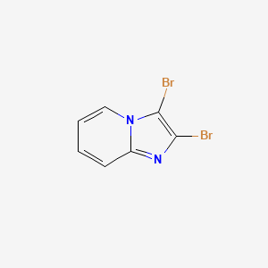 molecular formula C7H4Br2N2 B3232043 2,3-Dibromoimidazo[1,2-a]pyridine CAS No. 1333222-44-8