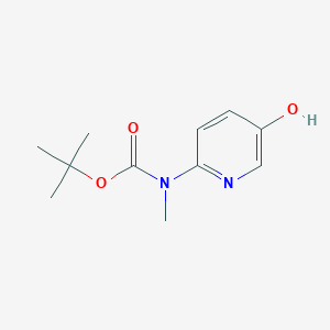 molecular formula C11H16N2O3 B3232295 tert-Butyl (5-hydroxypyridin-2-yl)(methyl)carbamate CAS No. 1337881-09-0