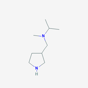 molecular formula C9H20N2 B3232475 Isopropyl-methyl-pyrrolidin-3-ylmethyl-amine CAS No. 1341388-85-9
