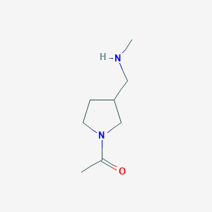 1-(3-Methylaminomethyl-pyrrolidin-1-yl)-ethanone
