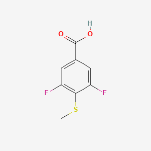 3,5-Diflluoro-4-(methylsulfanyl)benzoic acid