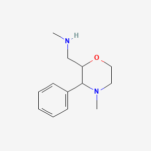 molecular formula C13H20N2O B3232558 Methyl[(4-methyl-3-phenylmorpholin-2-yl)methyl]amine CAS No. 1342102-55-9