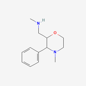 Methyl[(4-methyl-3-phenylmorpholin-2-yl)methyl]amine