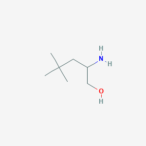 molecular formula C7H17NO B3232626 2-Amino-4,4-dimethylpentan-1-ol CAS No. 1343703-94-5