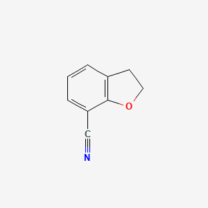 molecular formula C9H7NO B3232644 2,3-Dihydrobenzofuran-7-carbonitrile CAS No. 134401-94-8
