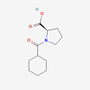 molecular formula C12H19NO3 B3232716 1-(Cyclohexylcarbonyl)-D-proline CAS No. 1344957-97-6