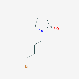 molecular formula C8H14BrNO B3232744 1-(4-Bromobutyl)pyrrolidin-2-one CAS No. 134578-93-1