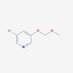 molecular formula C7H8BrNO2 B3232765 3-溴-5-(甲氧甲氧基)吡啶 CAS No. 1346556-39-5