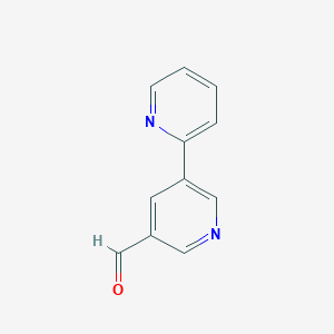 molecular formula C11H8N2O B3232774 [2,3'-Bipyridine]-5'-carbaldehyde CAS No. 1346686-53-0