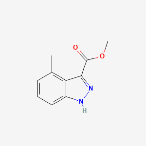 molecular formula C10H10N2O2 B3233281 methyl 4-methyl-1H-indazole-3-carboxylate CAS No. 1352415-05-4