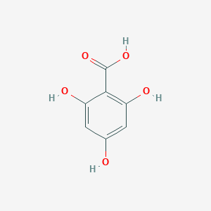 molecular formula C7H6O5 B032333 2,4,6-三羟基苯甲酸 CAS No. 83-30-7