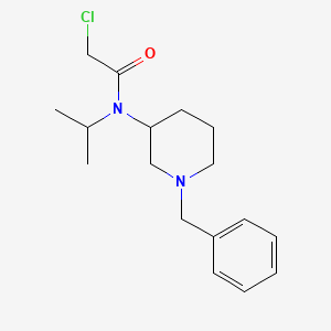 molecular formula C17H25ClN2O B3233571 N-(1-Benzyl-piperidin-3-yl)-2-chloro-N-isopropyl-acetamide CAS No. 1353946-74-3