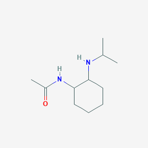 molecular formula C11H22N2O B3233717 N-(2-Isopropylamino-cyclohexyl)-acetamide CAS No. 1353952-98-3