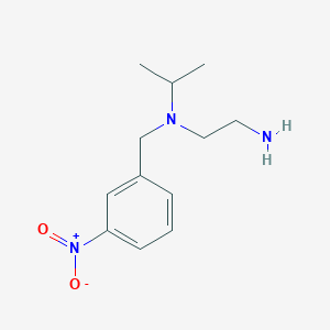 molecular formula C12H19N3O2 B3233846 N1-Isopropyl-N1-(3-nitrobenzyl)ethane-1,2-diamine CAS No. 1353955-35-7