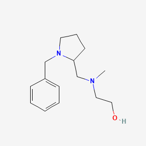 molecular formula C15H24N2O B3234389 2-[(1-Benzyl-pyrrolidin-2-ylmethyl)-methyl-amino]-ethanol CAS No. 1353973-98-4