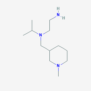 molecular formula C12H27N3 B3234721 N1-Isopropyl-N1-((1-methylpiperidin-3-yl)methyl)ethane-1,2-diamine CAS No. 1353980-69-4