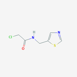 molecular formula C6H7ClN2OS B3234882 2-Chloro-N-thiazol-5-ylmethyl-acetamide CAS No. 1353983-78-4