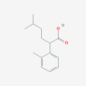 molecular formula C14H20O2 B032350 5-Methyl-2-(Ortho-Tolyl)-Hexanoic Acid CAS No. 200350-15-8