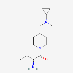 (S)-2-Amino-1-{4-[(cyclopropyl-methyl-amino)-methyl]-piperidin-1-yl}-3-methyl-butan-1-one