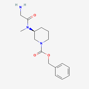 (S)-3-[(2-Amino-acetyl)-methyl-amino]-piperidine-1-carboxylic acid benzyl ester