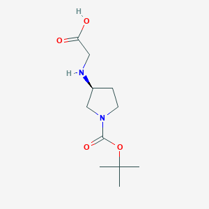 (S)-3-(Carboxymethyl-amino)-pyrrolidine-1-carboxylic acid tert-butyl ester