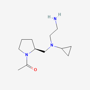 1-((S)-2-{[(2-Amino-ethyl)-cyclopropyl-amino]-methyl}-pyrrolidin-1-yl)-ethanone
