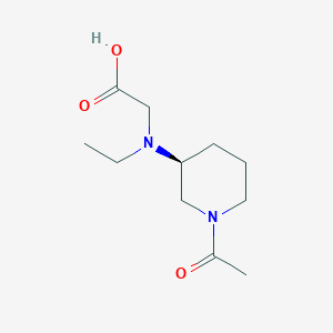 [((S)-1-Acetyl-piperidin-3-yl)-ethyl-amino]-acetic acid