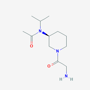 N-[(S)-1-(2-Amino-acetyl)-piperidin-3-yl]-N-isopropyl-acetamide