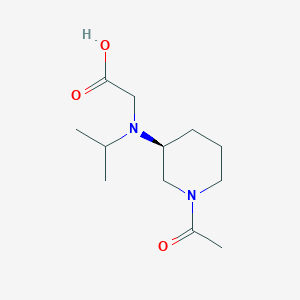 molecular formula C12H22N2O3 B3235520 [((S)-1-Acetyl-piperidin-3-yl)-isopropyl-amino]-acetic acid CAS No. 1354018-68-0