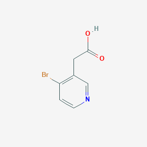 molecular formula C7H6BrNO2 B3235580 2-(4-Bromopyridin-3-yl)acetic acid CAS No. 1354021-10-5