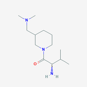 B3235607 (S)-2-Amino-1-(3-dimethylaminomethyl-piperidin-1-yl)-3-methyl-butan-1-one CAS No. 1354027-27-2