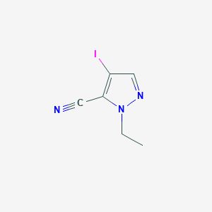 1-ethyl-4-iodo-1H-pyrazole-5-carbonitrile